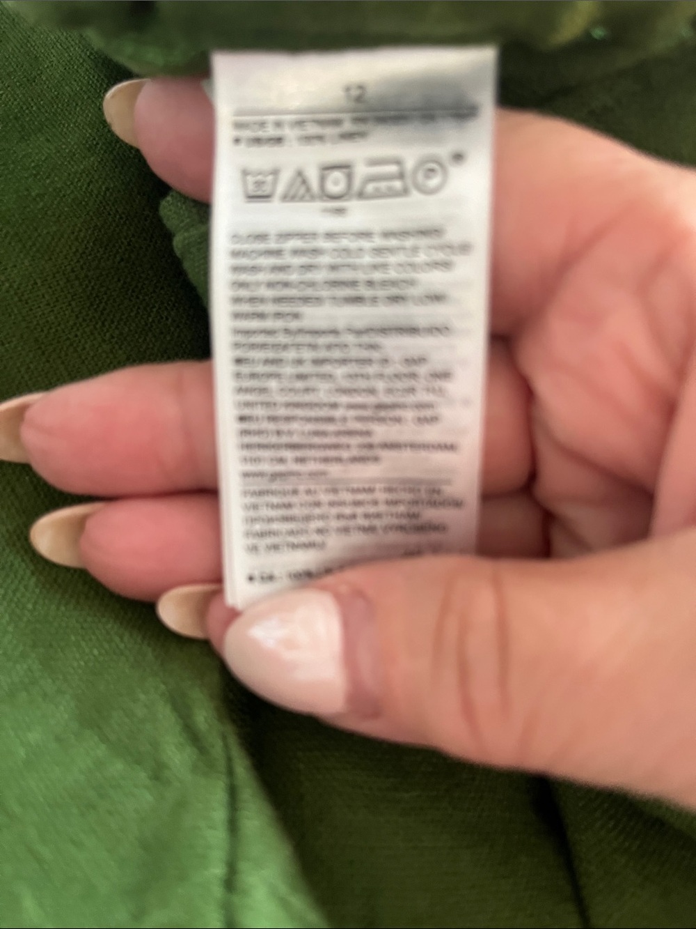 NWOT-Banana Republic Linen Pant, Size 12 - Picture 6 of 6